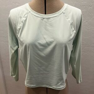 Fabletics crop top light green size XL.